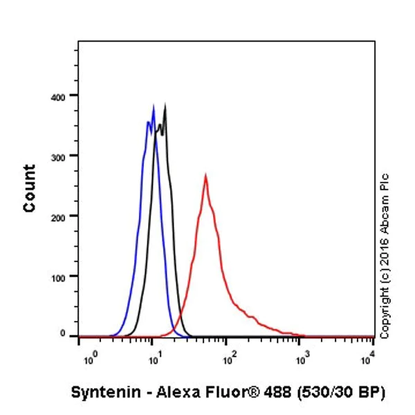 Flow Cytometry (Intracellular) - Anti-Syntenin antibody [EPR8102] - BSA and Azide free (AB236071)