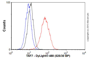 Flow Cytometry - Anti-TAF7 antibody [2C5] (AB57494)