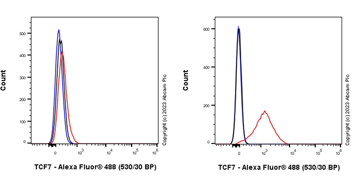 Flow Cytometry (Intracellular) - Anti-TCF7 antibody [EPR28579-32] - BSA and Azide free (AB315391), expandable thumbnail