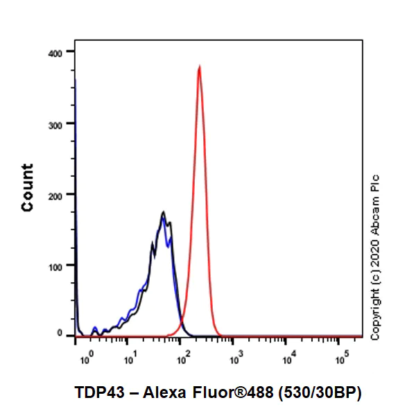 Flow Cytometry (Intracellular) - Anti-TDP43 antibody [EPR5811] - BSA and Azide free (AB248546)