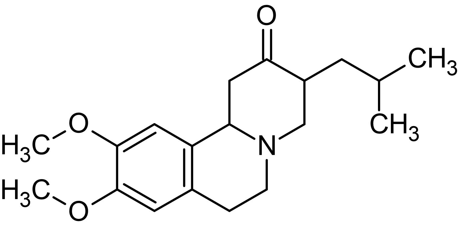 Chemical Structure - Tetrabenazine, VMAT2 inhibitor (AB146166)
