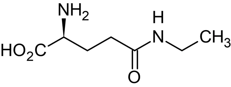 Chemical Structure - Theanine (L-theanine), Amino acid analog of glutamine (AB141187)