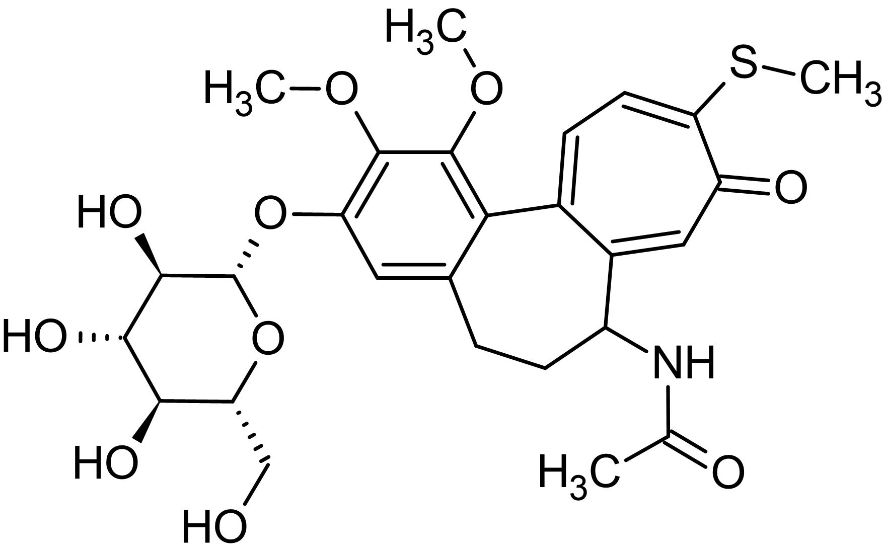 Chemical Structure - Thiocolchicoside, GABAA antagonist (AB144375)