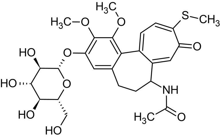 Chemical Structure - Thiocolchicoside, GABAA antagonist (AB144375)