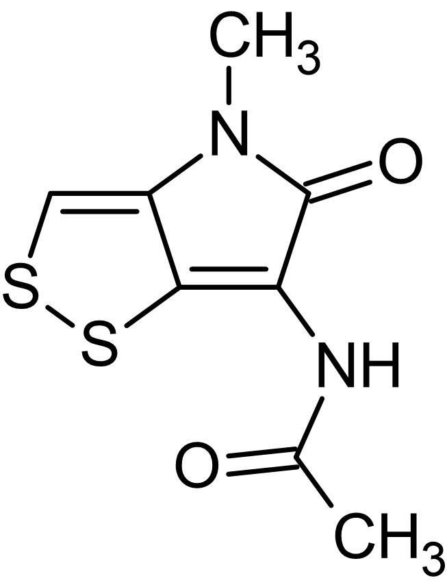 Chemical Structure - Thiolutin, antibiotic agent (AB143556), expandable thumbnail