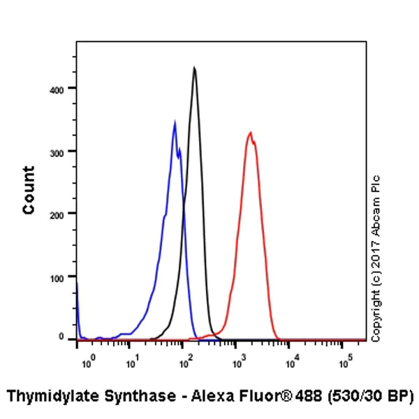 Flow Cytometry (Intracellular) - Anti-Thymidylate Synthase antibody [EPR4545] - BSA and Azide free (AB232021)
