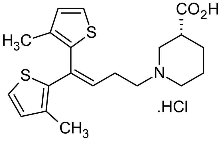 Chemical Structure - Tiagabine hydrochloride, GAT-1 inhibitor (AB120237)