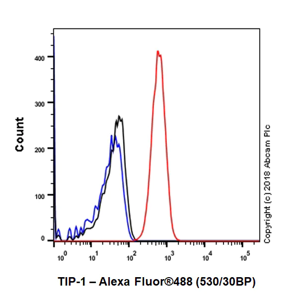 Flow Cytometry (Intracellular) - Anti-TIP-1 antibody [EPR7900(2)] - BSA and Azide free (AB213403)