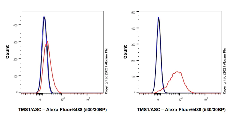 Flow Cytometry (Intracellular) - Anti-TMS1/ASC antibody [EPR23978-28] - BSA and Azide free (AB283712)
