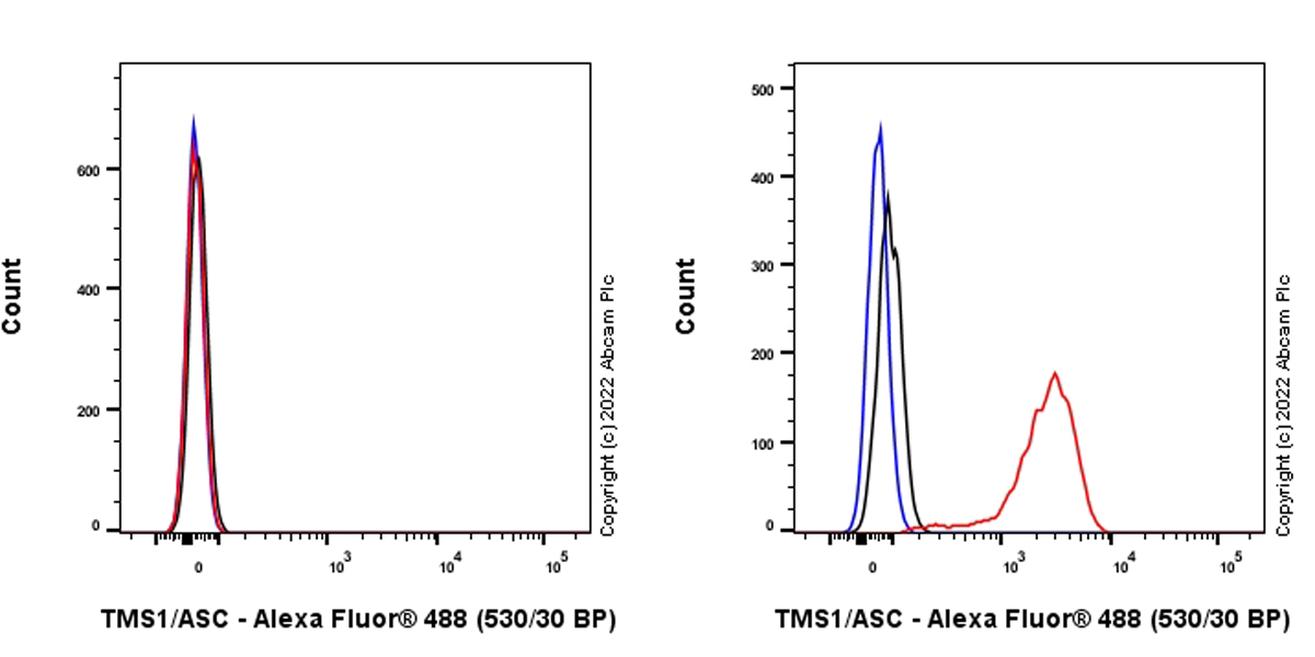 Flow Cytometry (Intracellular) - Anti-TMS1/ASC antibody [EPR28201-61] (AB307560)
