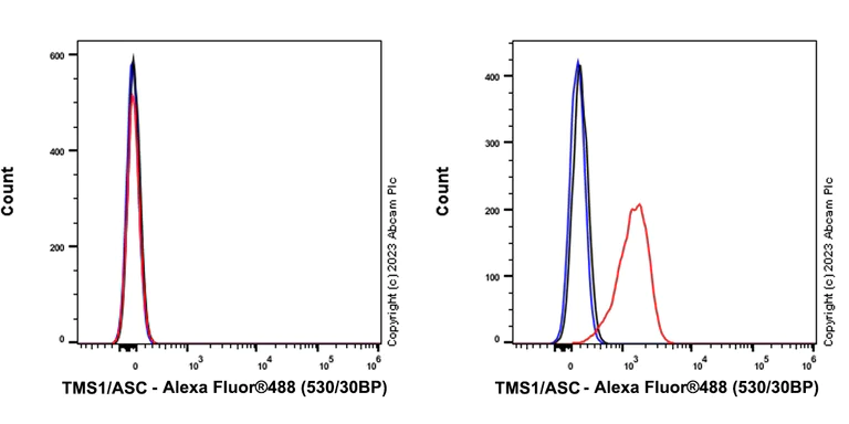 Flow Cytometry (Intracellular) - Anti-TMS1/ASC antibody [RM1049] - BSA and Azide free (AB309498)
