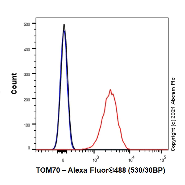 Flow Cytometry (Intracellular) - Anti-TOM70 antibody [EPR26576-162] (AB289977)