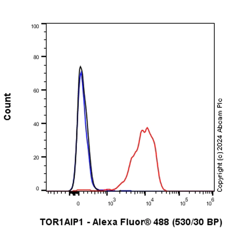 Flow Cytometry (Intracellular) - Anti-TOR1AIP1 antibody [EPR29003-34] - BSA and Azide free (AB317702)