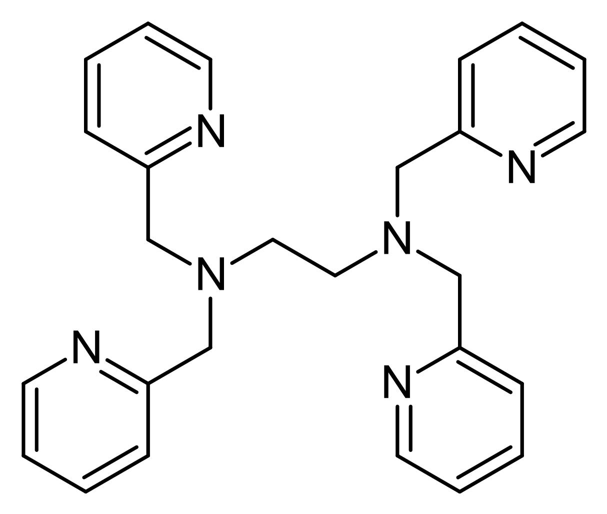 Chemical Structure - TPEN, Metal ion chelator (AB141111), expandable thumbnail