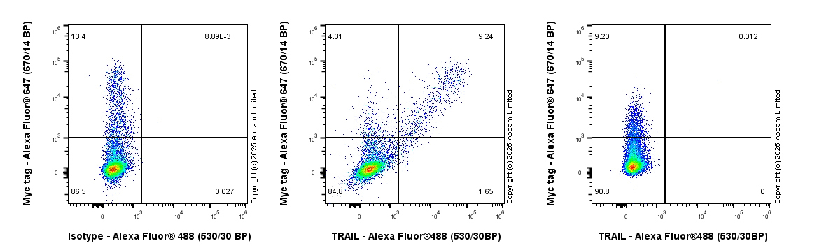 Flow Cytometry (Intracellular) - Anti-TRAIL antibody [EPR28587-33] - BSA and Azide free (AB323703), expandable thumbnail