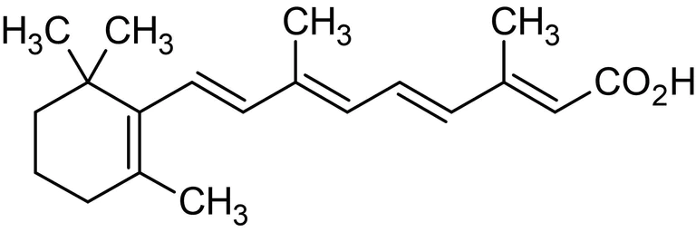 Chemical Structure - trans-Retinoic acid, Stem cell differentiator (AB120728)