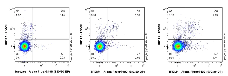 Flow Cytometry (Intracellular) - Anti-TREM1 antibody [EPR26206-72] (BSA and Azide free) (AB300462)