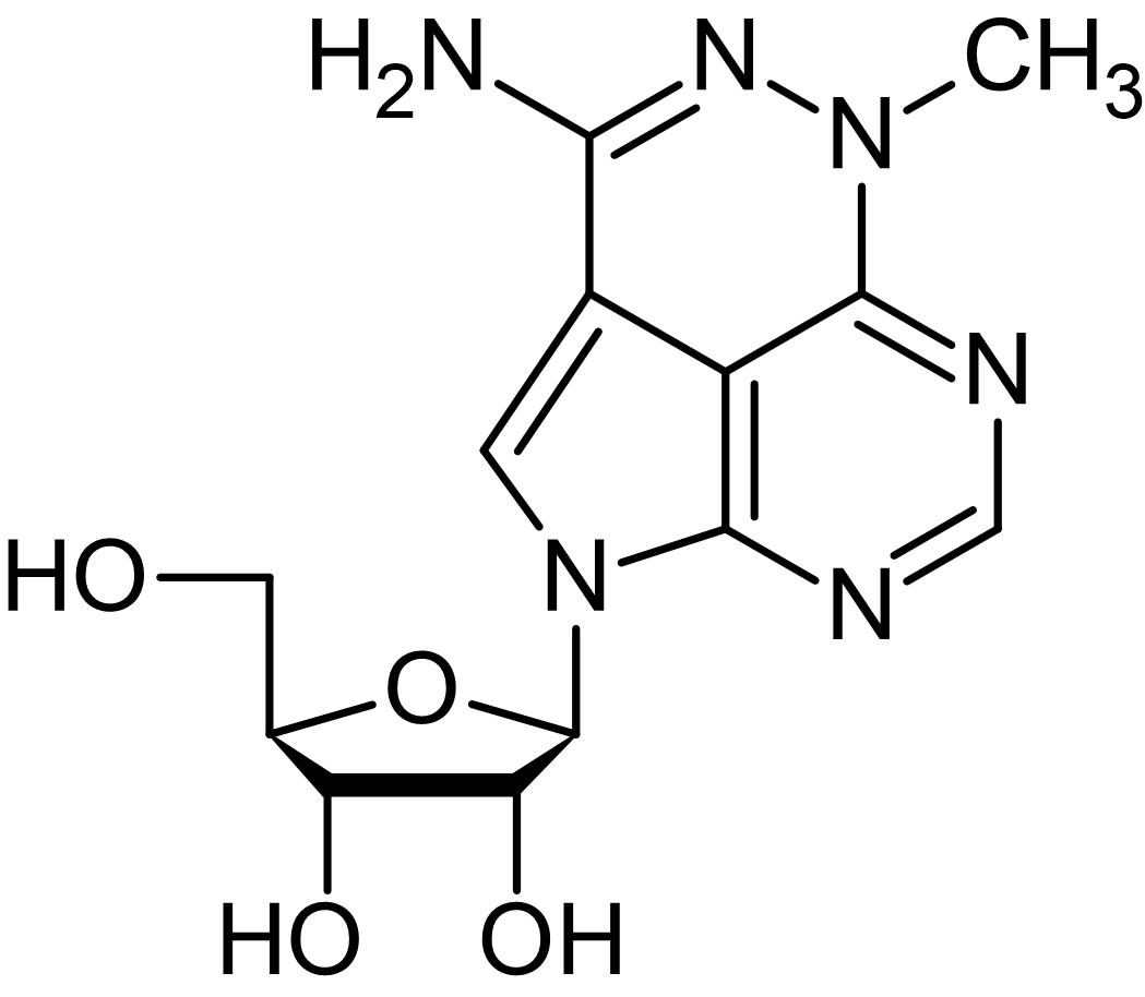 Chemical Structure - Triciribine, inhibitor of Akt activation (AB120936), expandable thumbnail