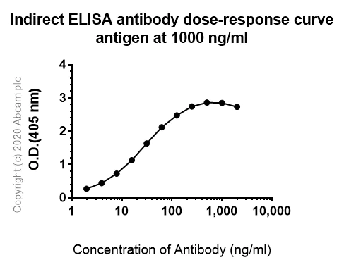 Indirect ELISA - Anti-TrkB antibody [EPR17805-146] - Low endotoxin, Azide free (AB223155)