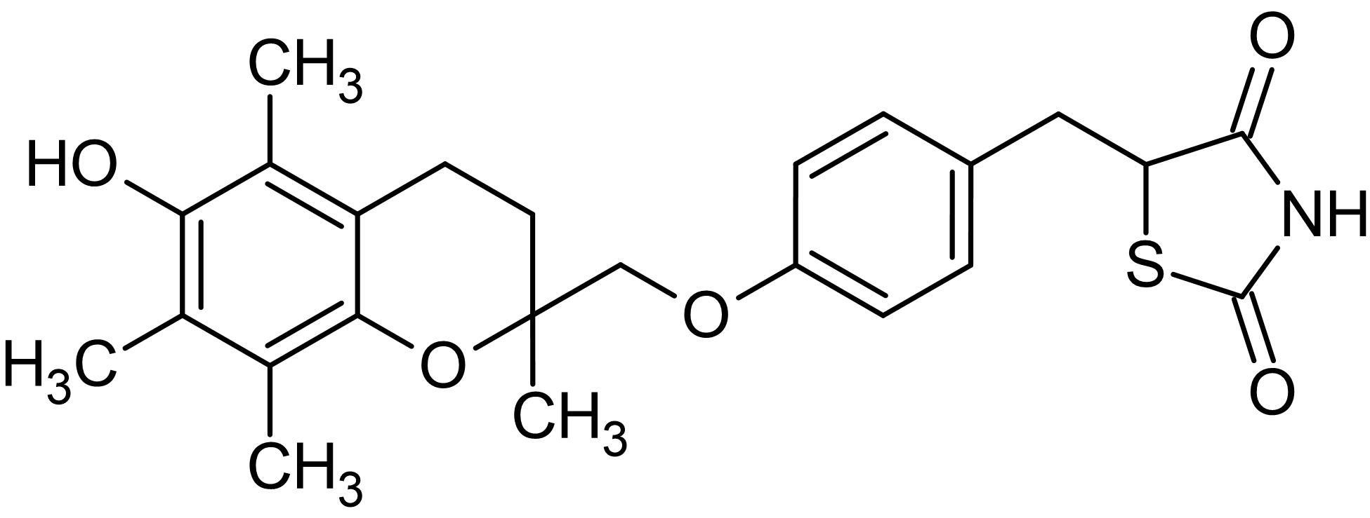 Troglitazone, PPAR-gamma receptor agonist