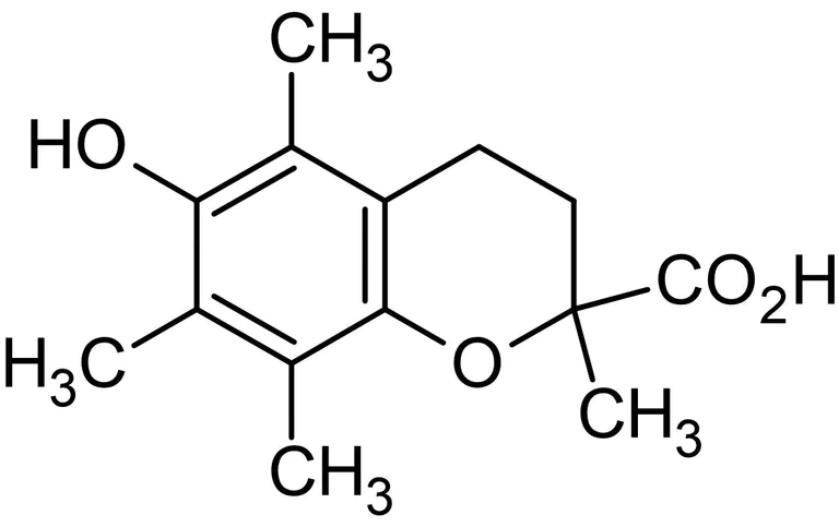 Chemical Structure - Trolox, Antioxidant vitamin E derivative (AB120747)