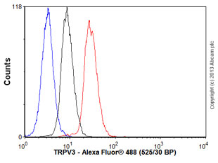 Flow Cytometry - Anti-TRPV3 antibody [N15/4] (AB85022), expandable thumbnail