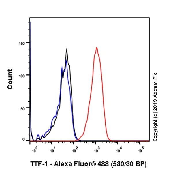 Flow Cytometry (Intracellular) - Anti-TTF1/Nkx2-1 antibody [SP141] (AB227652)