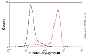 Flow Cytometry (Intracellular) - Anti-Tubulin antibody [YL1/2] - BSA and Azide free (AB264519)