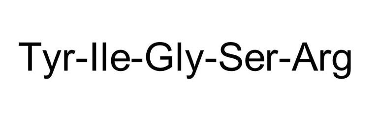Chemical Structure - Tyr-Ile-Gly-Ser-Arg, Peptide antagonist (AB141093)