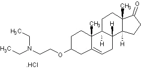 Chemical Structure - U-18666A, cholesterol transport inhibitor (AB269882)