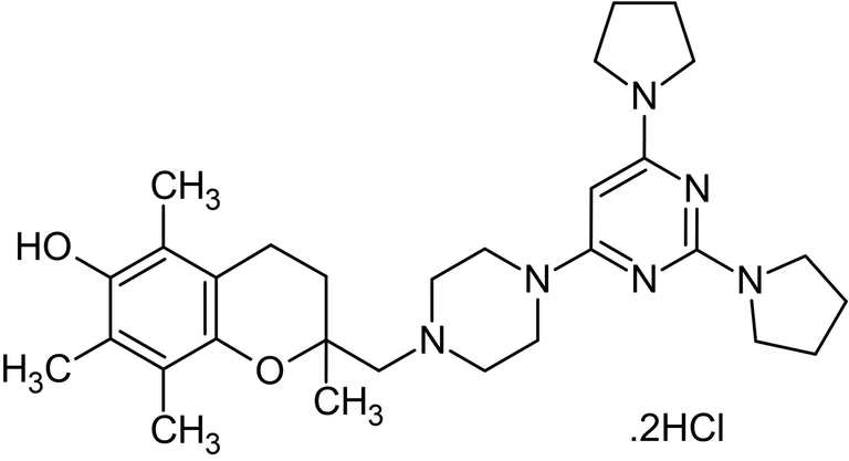 Chemical Structure - U-83836E, Lazaroid antioxidant (AB141615)