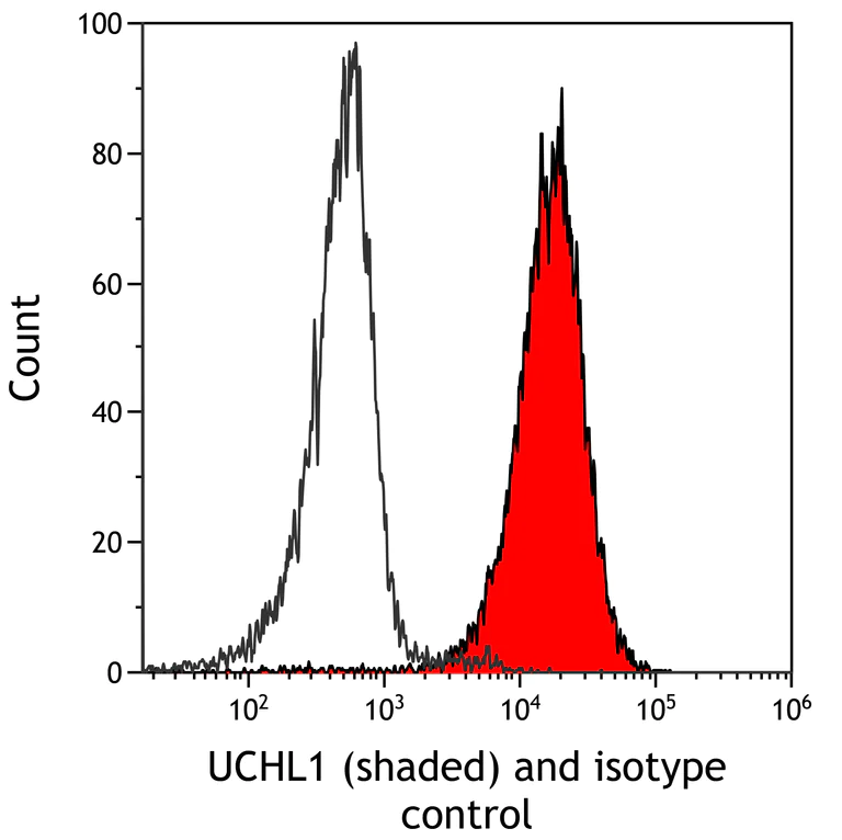 Flow Cytometry - Anti-UCHL1 antibody [BLR216K] - BSA free (AB314058)