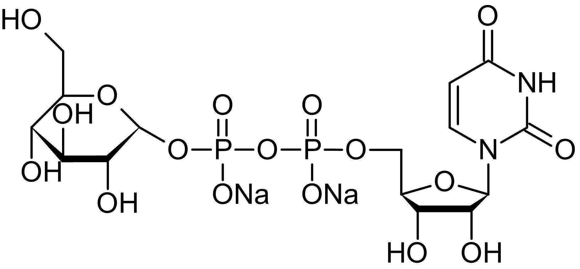 Chemical Structure - UDP-glucose, Highly P2Y14 agonist (AB120384), expandable thumbnail