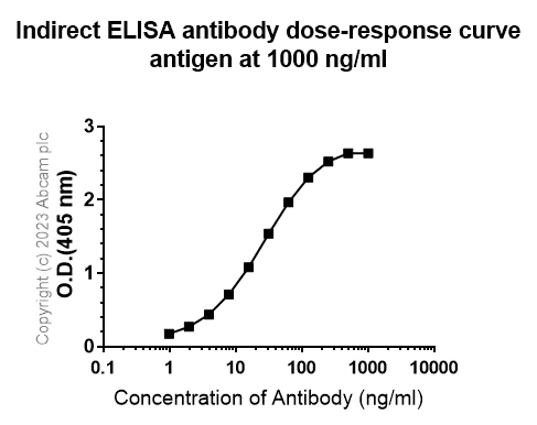 Indirect ELISA - Anti-Vaccinia Virus antibody [EPR28236-80] (AB312854)
