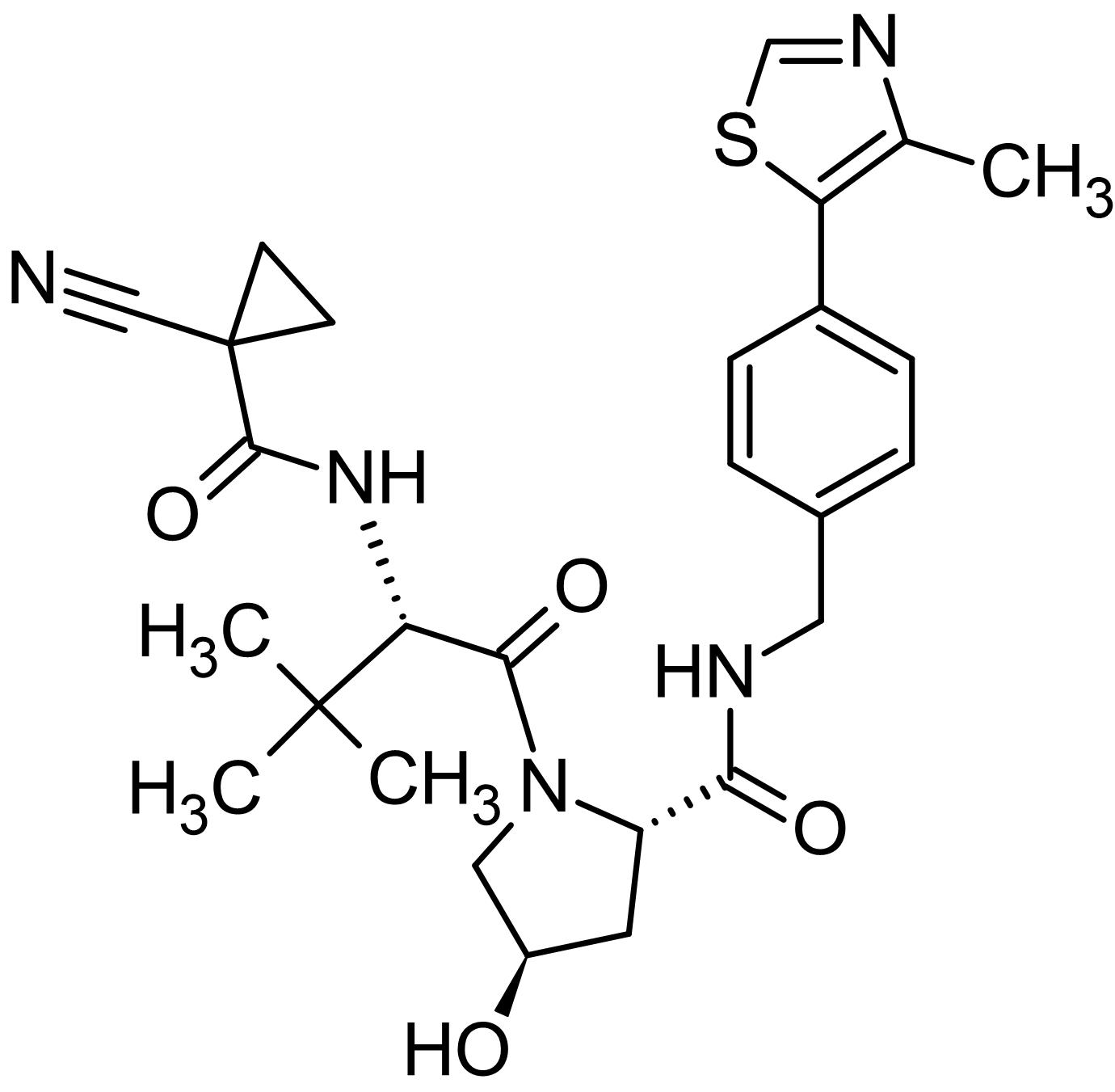 Chemical Structure - VH298, VHL inhibitor (AB230370)