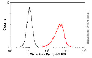 Flow Cytometry - Anti-Vimentin antibody [RV203] (AB8979), expandable thumbnail