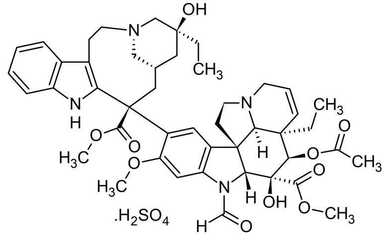 Chemical Structure - Vincristine sulfate salt, Microtubule inhibitor (AB120226)