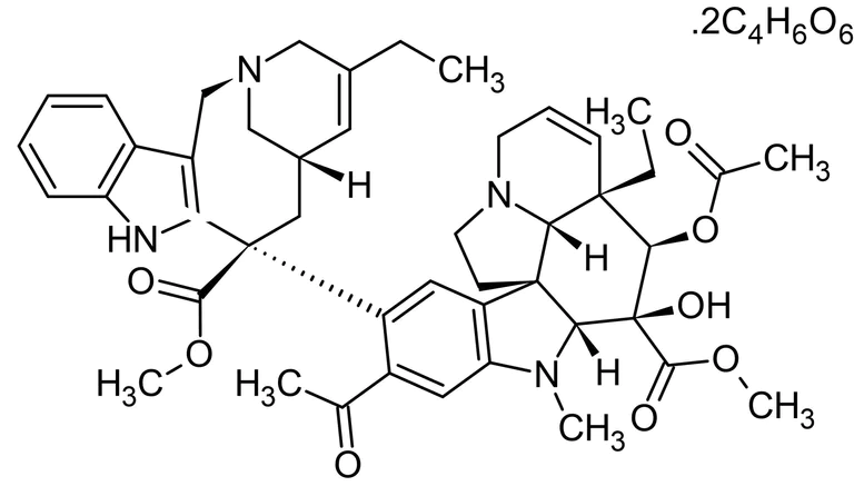 Chemical Structure - Vinorelbine tartrate (Navelbine), mitotic microtubule antagonist (AB142167)