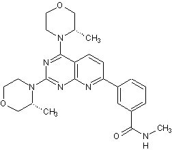Chemical Structure - Vistusertib (AZD2014) (AB273620)