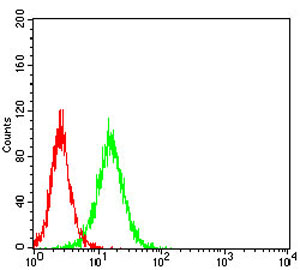 Flow Cytometry - Anti-Vitronectin/S-Protein antibody [1G11E8] (AB201981), expandable thumbnail