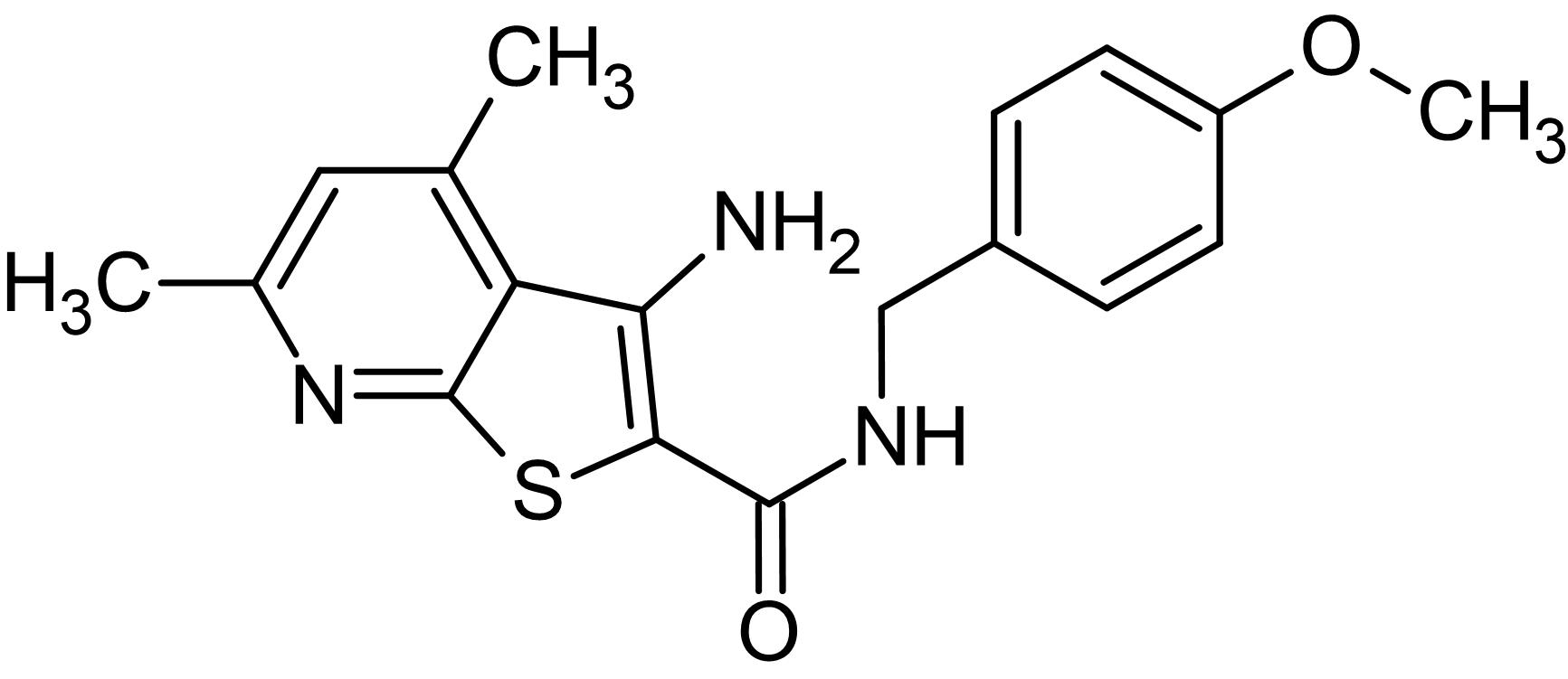 Chemical Structure - VU0152100, M4 positive allosteric modulator (AB141510), expandable thumbnail