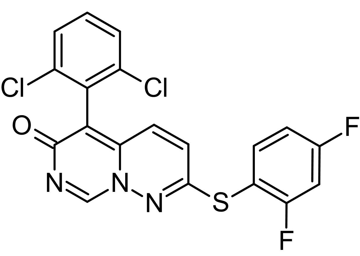Chemical Structure - VX-745, p38 alpha MAPK inhibitor (AB230367), expandable thumbnail