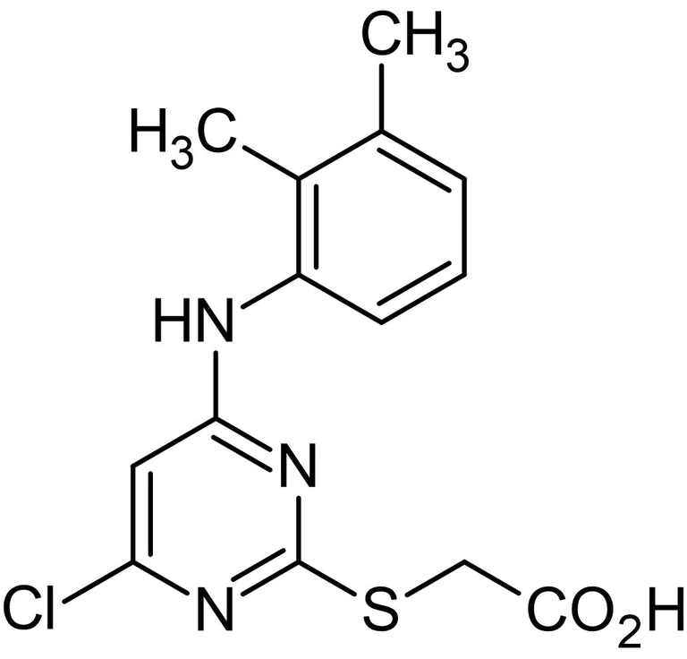 Chemical Structure - WY 14643, PPARalpha agonist (AB141142)
