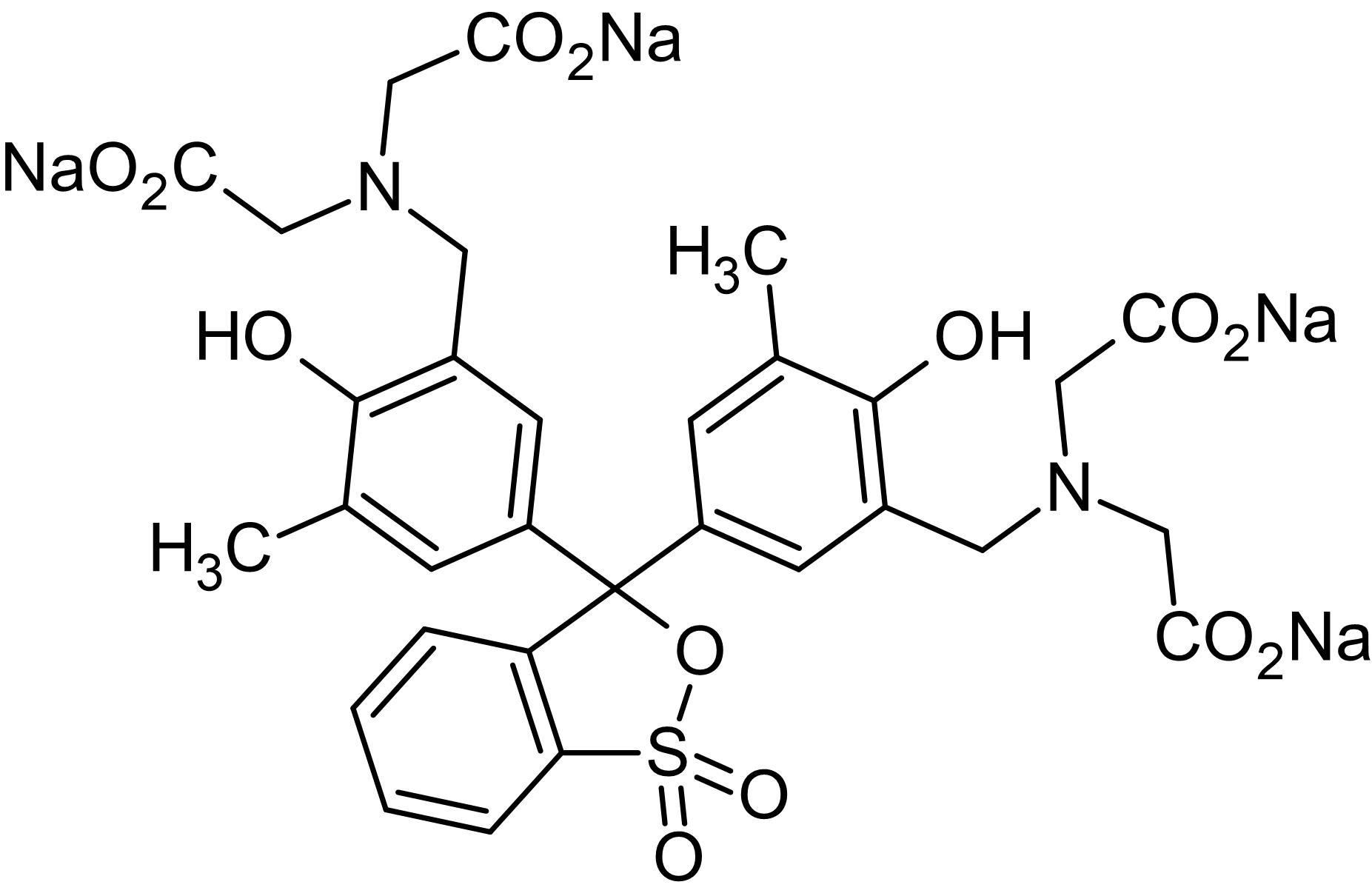 Chemical Structure - Xylenol orange, Fluorochrome (AB146277)