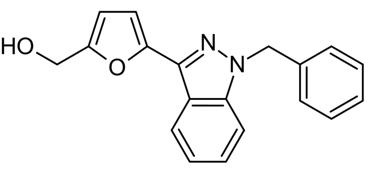 Chemical Structure - YC-1, guanylyl cyclase activator (AB120915)