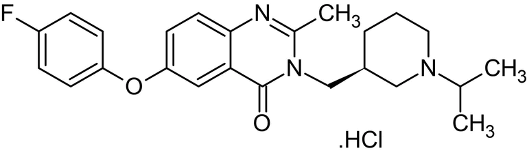 Chemical Structure - YIL781 hydrochloride, Ghrelin receptor antagonist (AB141106)