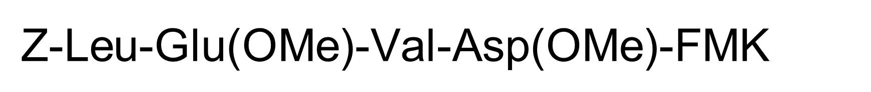Chemical Structure - Z-LE(OMe)VD(OMe)-FMK, derivative of Z-LEVD-FMK (AB120489)