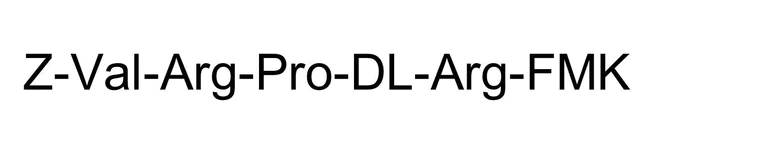 Chemical Structure - Z-VRPR-FMK (Z-Val-Arg-Pro-DL-Arg-FMK, MALT1 inhibitor), MALT1 inhibitor (AB144390)