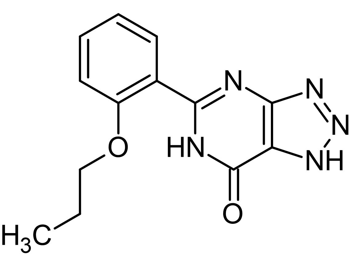 Chemical Structure - Zaprinast, cGMP phosphodiesterase inhibitor (AB120940), expandable thumbnail
