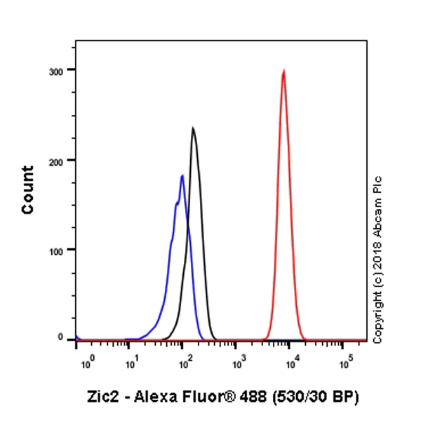 Flow Cytometry (Intracellular) - Anti-Zic2 antibody [EPR7790] - BSA and Azide free (AB236069)